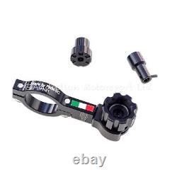 TWM GP Style Black Remote Span Adjuster for Brembo 19RCS Brake Master Cylinder