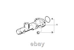 Cylindre maître de frein BMW d'origine E53 pièce de rechange 34316757743.