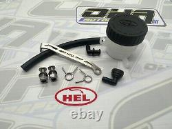 Maître-cylindre de frein avant radial HEL Performance et kit de montage RACE Gris.