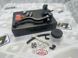 Maître-cylindre de frein avant radial de performance HEL et kit de montage RACE BLACK.
